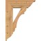 Ekena Millwork Olympic Traditional Smooth Bracket w/ Offset Brace, Western Red Cedar, 7 1/2"W x 22"D x 30"H BKT0806X22X30OLY01SWR - alternate 2